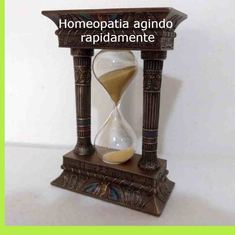 A homeopatia age lentamente?