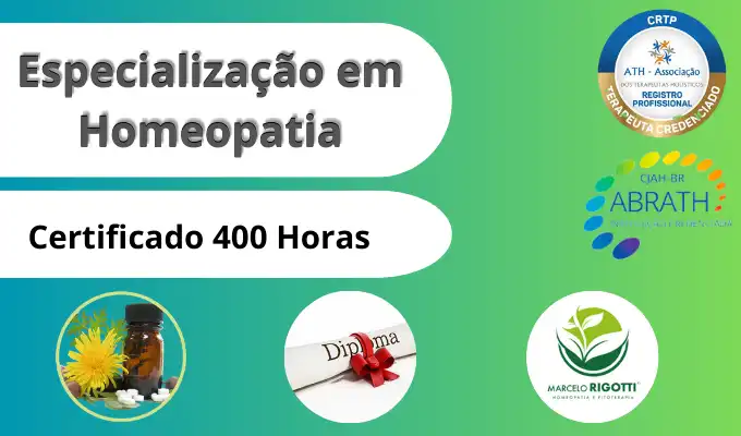 curso especialização em homeopatia